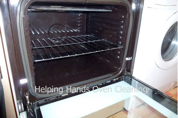 same oven after cleaning by Helping Hands Oven Cleaning Edinburgh